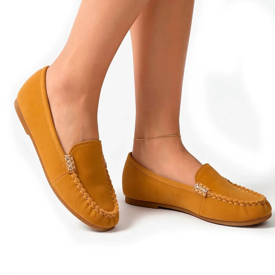 Women's Suede Slip-On Flats