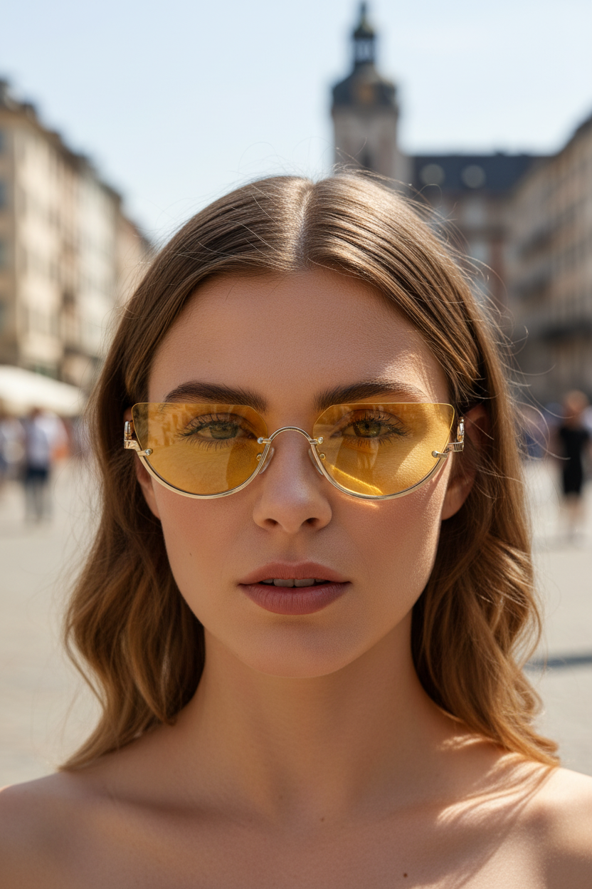 Lightweight Cat Eye Sunglasses UV