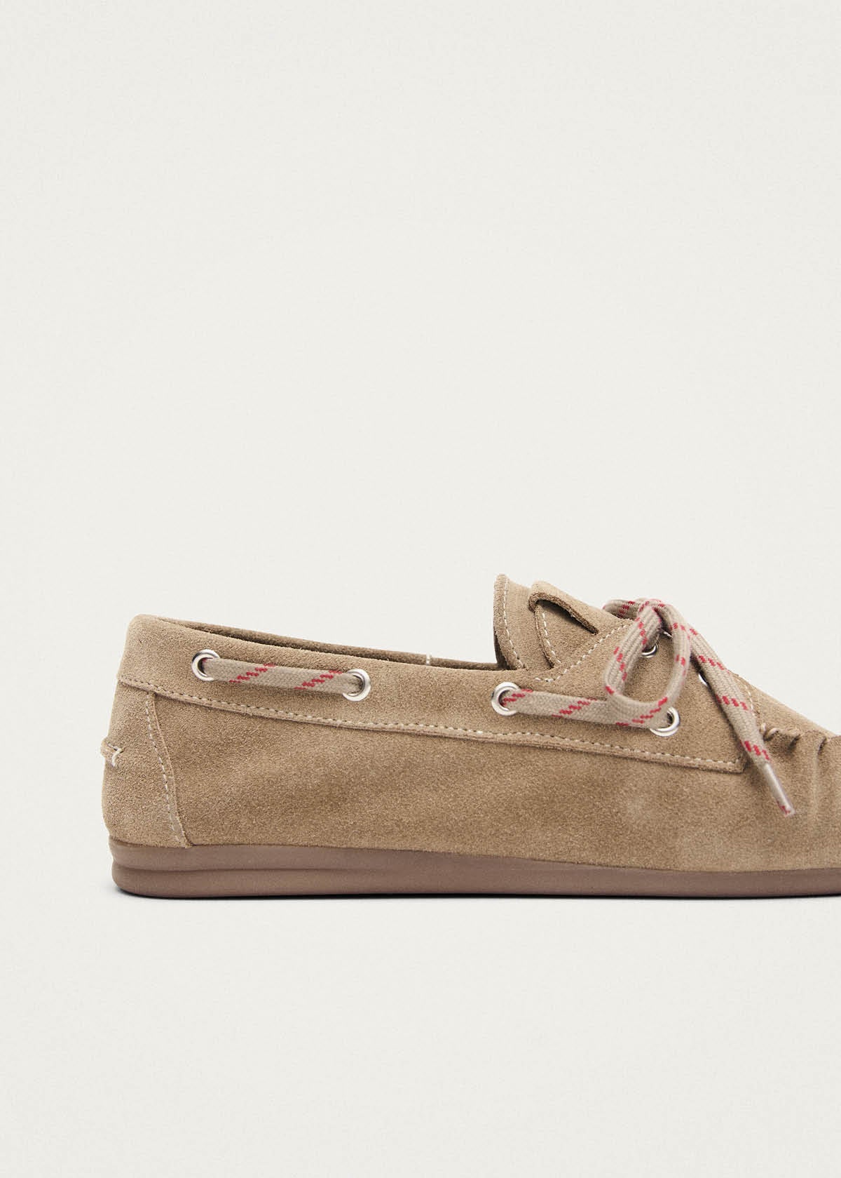Londoria | Suede Beige Leather Loafers