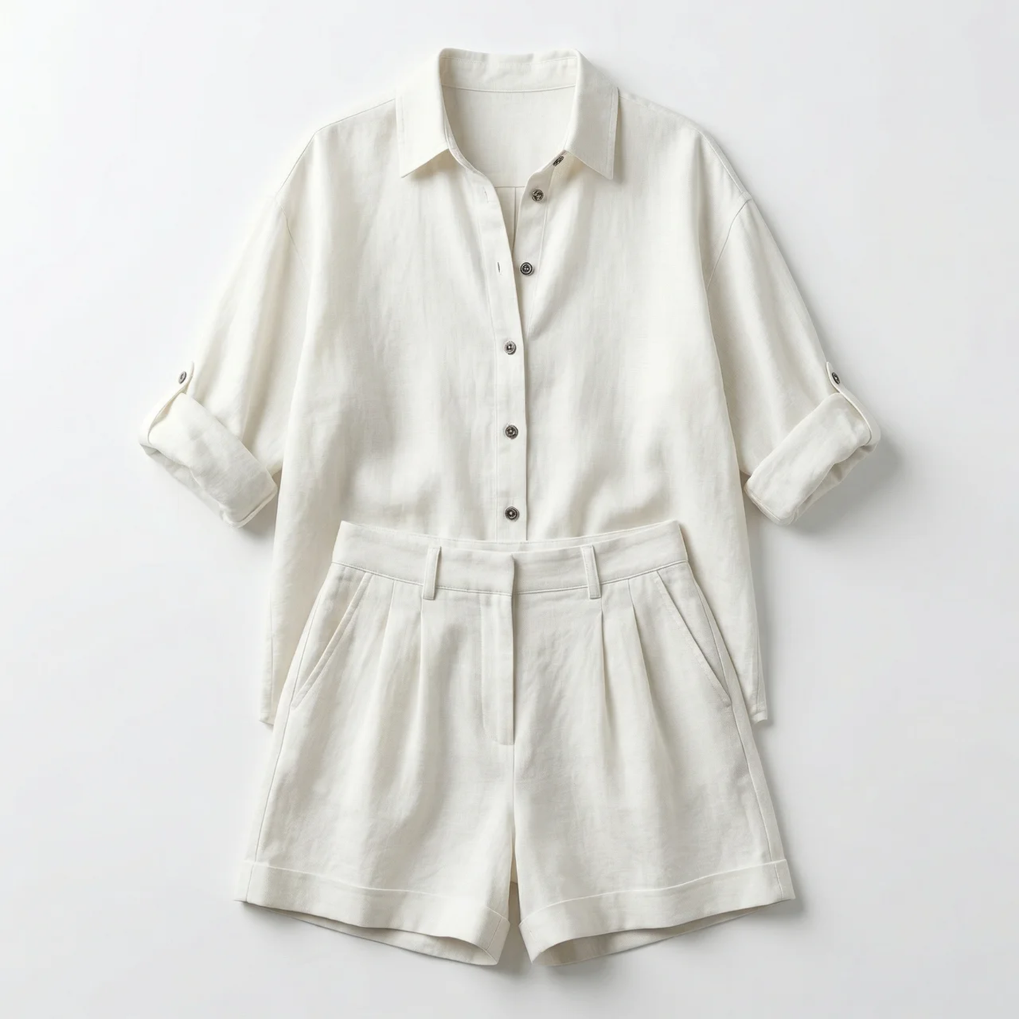Women’s Linen Summer Co-ord Short