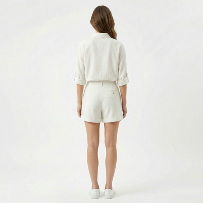 Women’s Linen Summer Co-ord Short