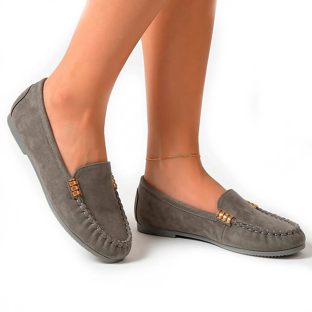 Women's Suede Slip-On Flats