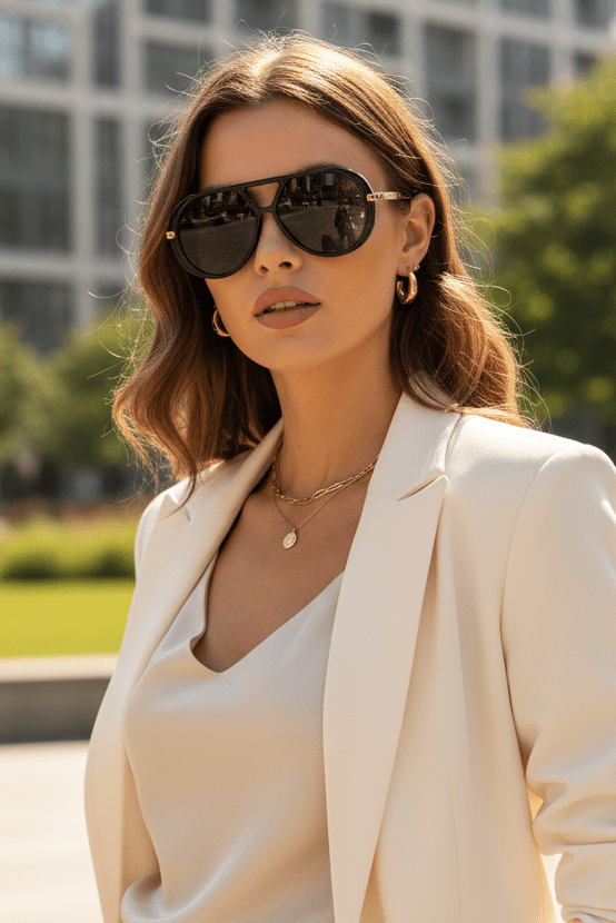 Retro Aviator Sunglasses