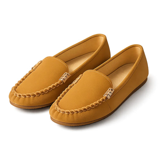 Women's Suede Slip-On Flats