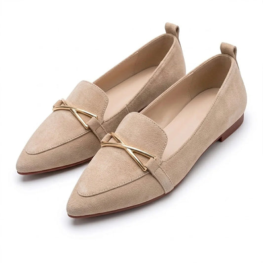 Women's Suede Pointed Flats
