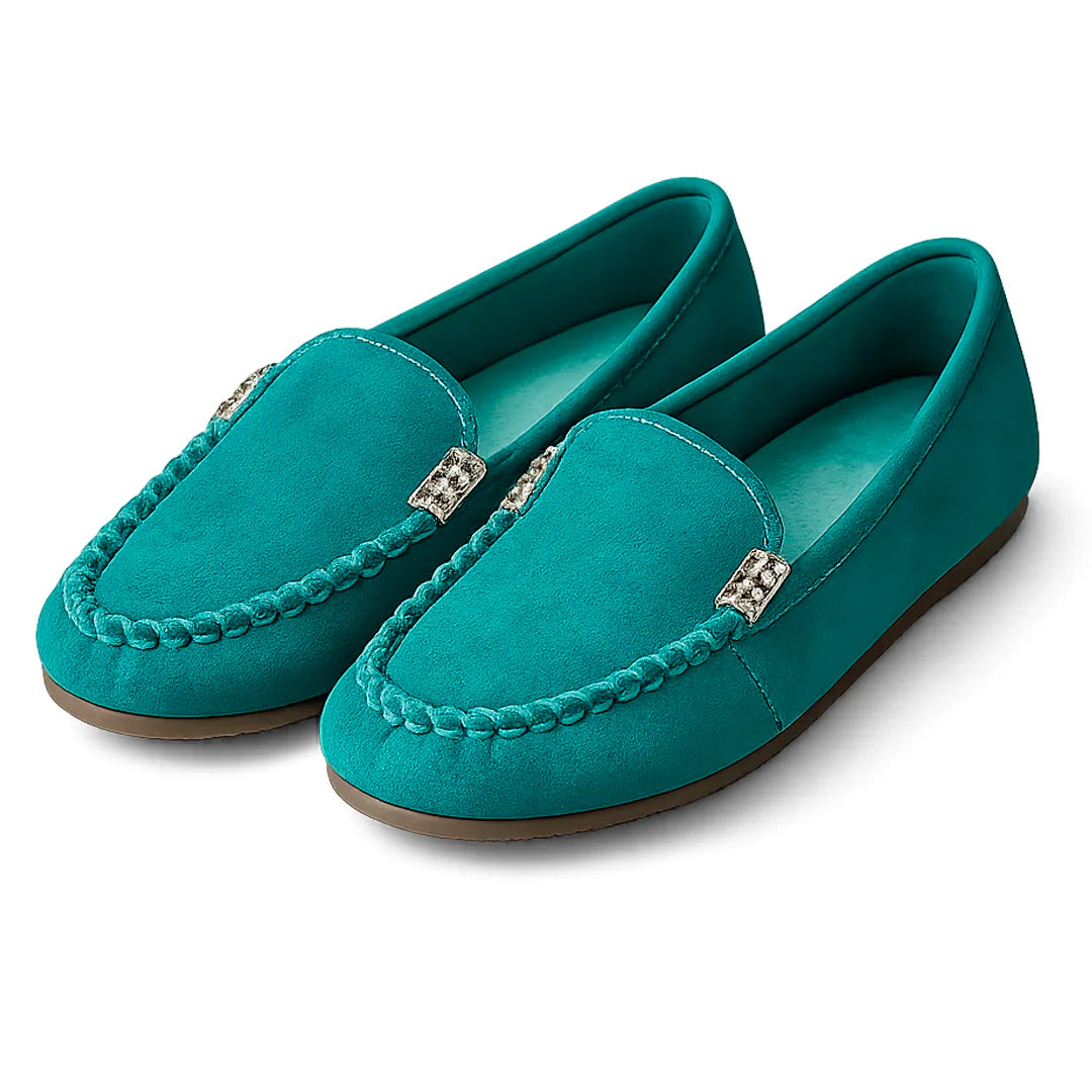 Women's Suede Slip-On Flats