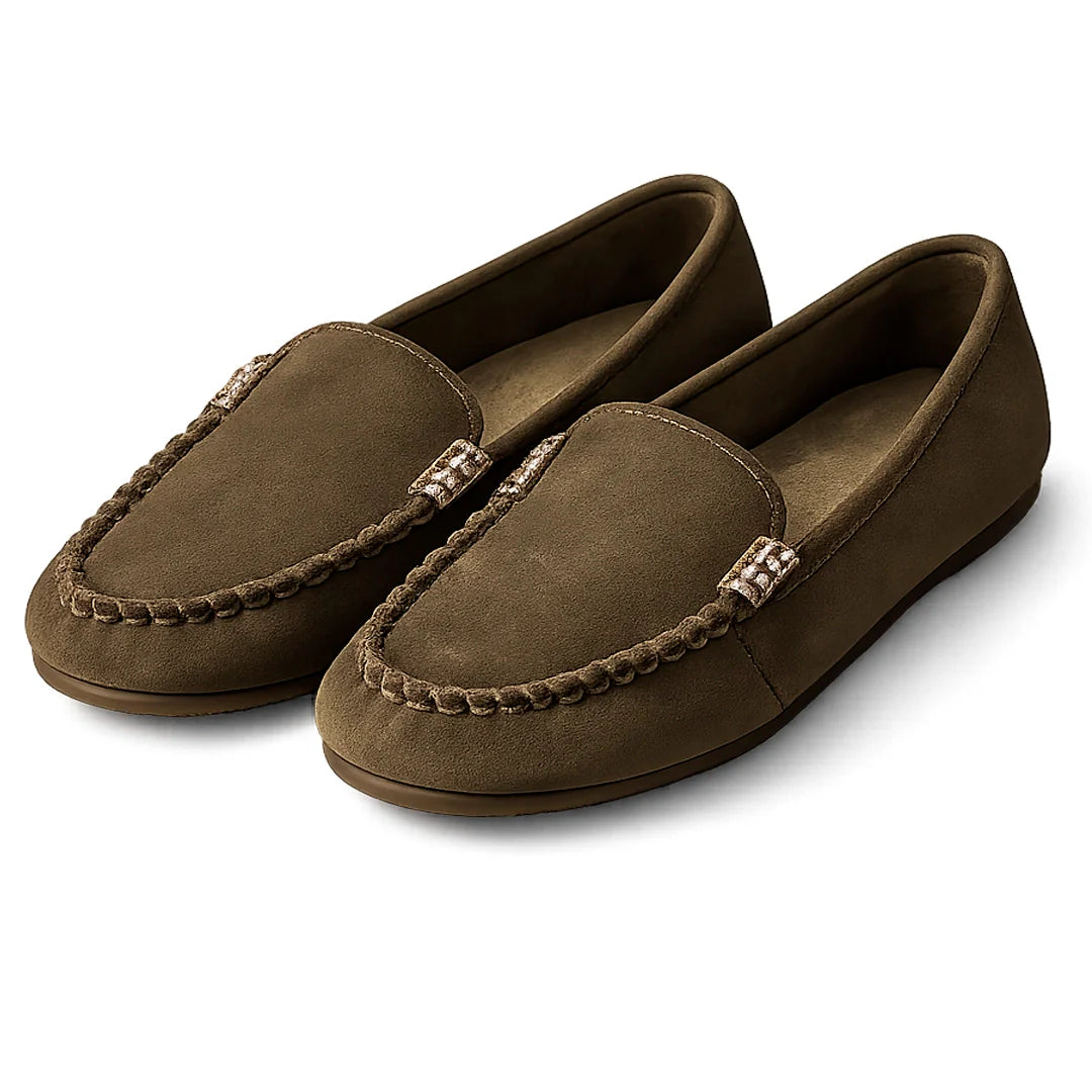 Women's Suede Slip-On Flats