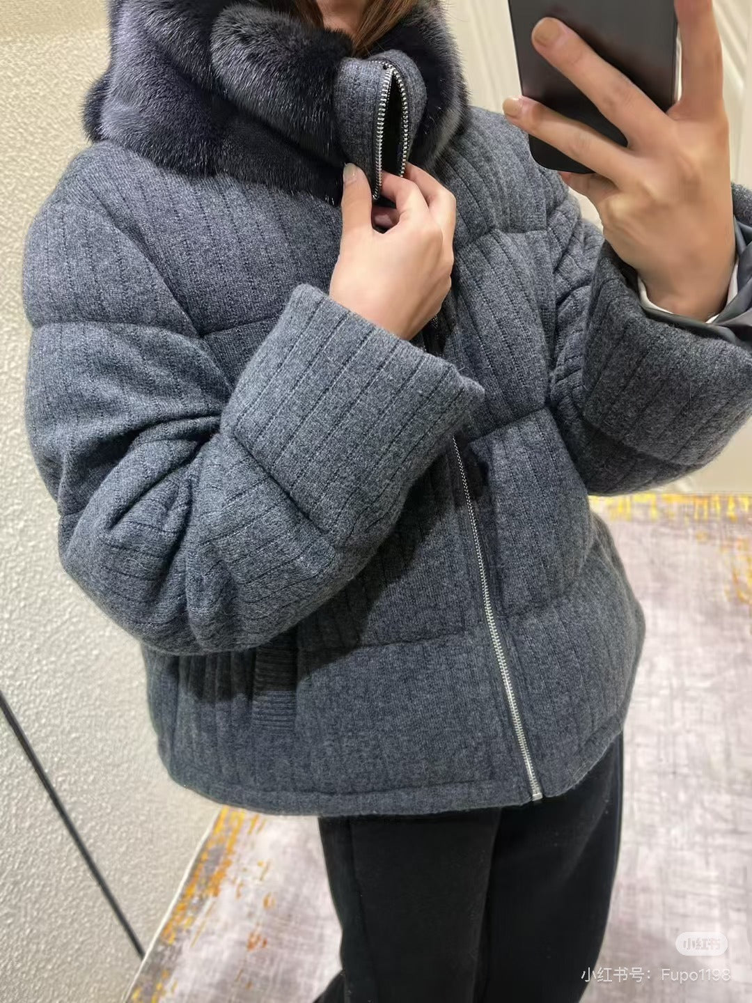 The Cortina Fur Puffer Jacket