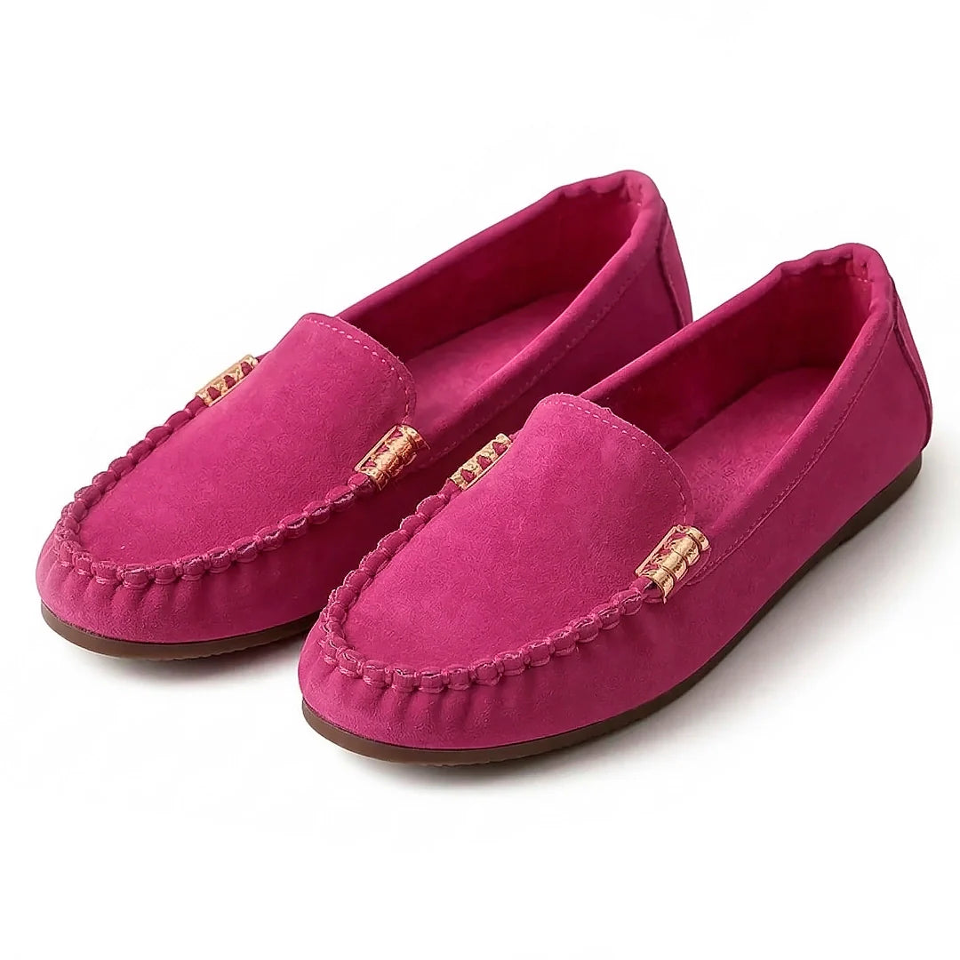 Women's Suede Slip-On Flats