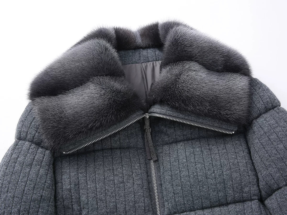 The Cortina Fur Puffer Jacket
