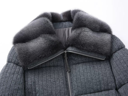 The Cortina Fur Puffer Jacket