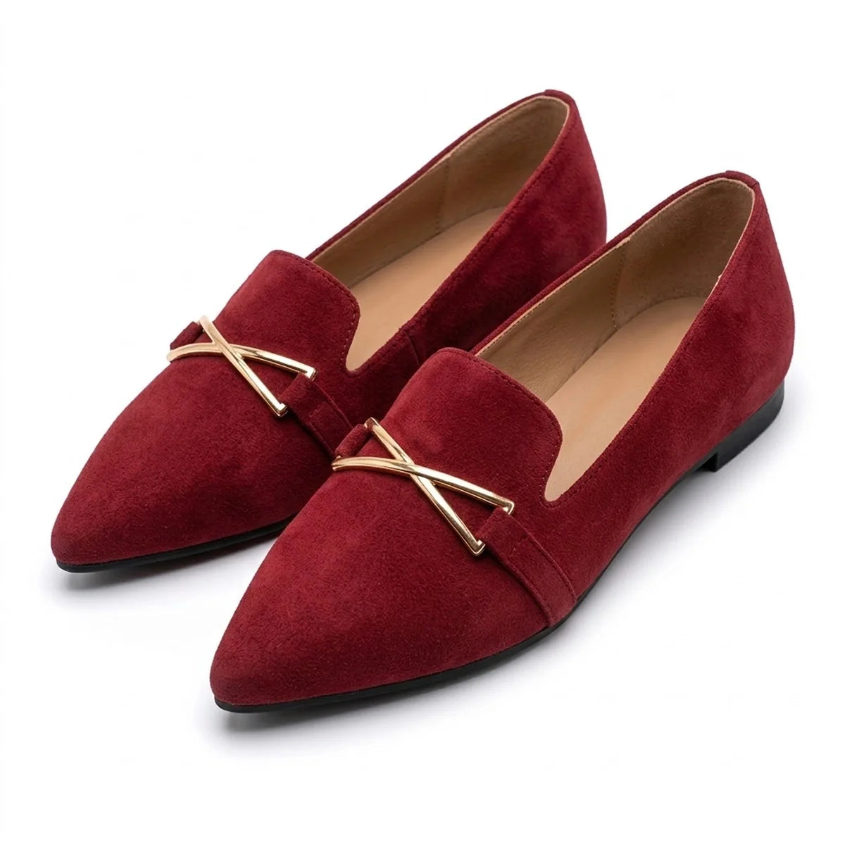 Women's Suede Pointed Flats