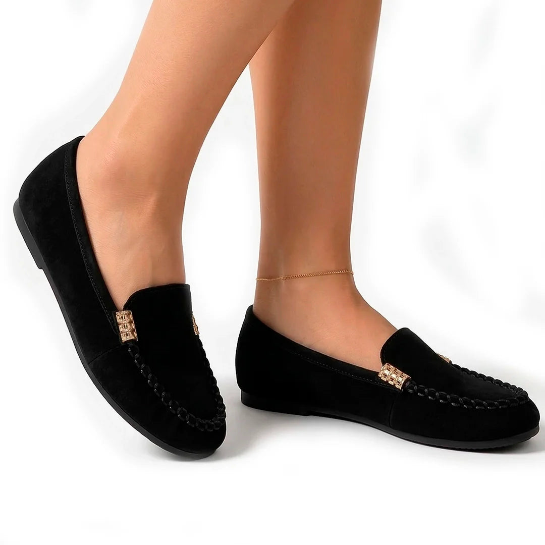 Women's Suede Slip-On Flats