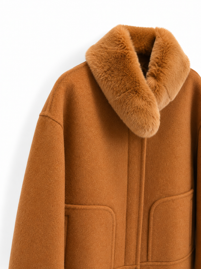 The Asti Fur Collar Jacket