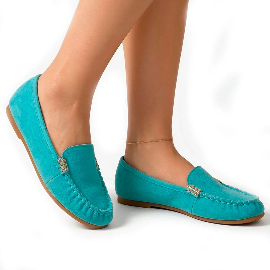 Women's Suede Slip-On Flats