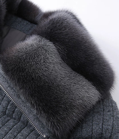 The Cortina Fur Puffer Jacket