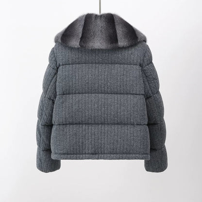 The Cortina Fur Puffer Jacket