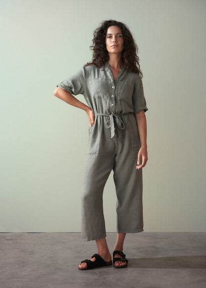 BRIA LIGHT WEIGHT LINEN JUMPSUIT