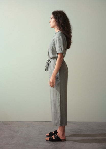 BRIA LIGHT WEIGHT LINEN JUMPSUIT