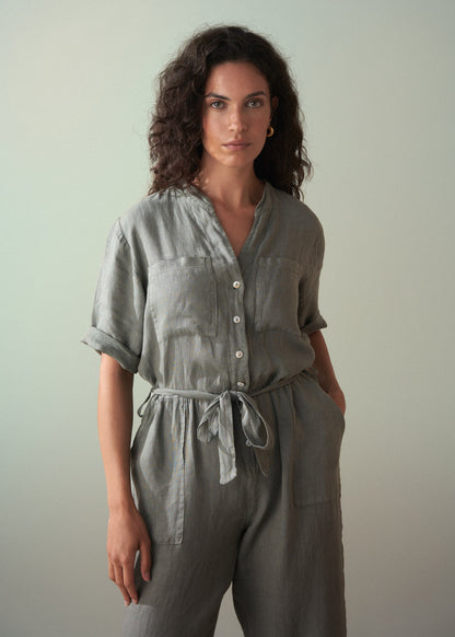 BRIA LIGHT WEIGHT LINEN JUMPSUIT
