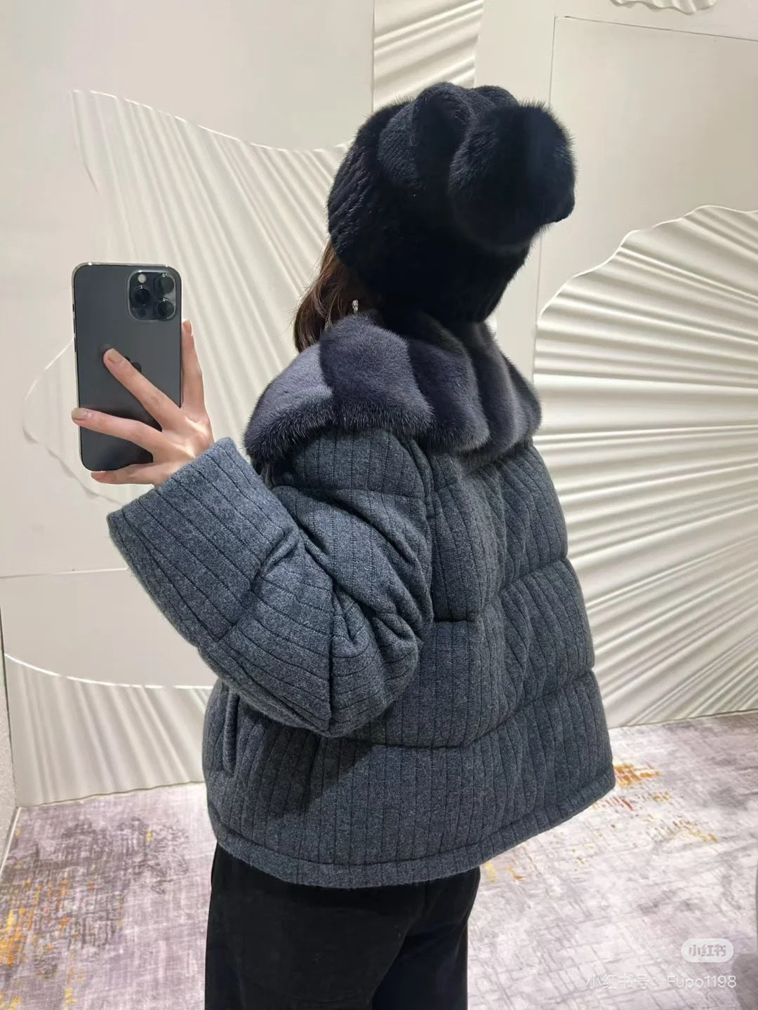 The Cortina Fur Puffer Jacket