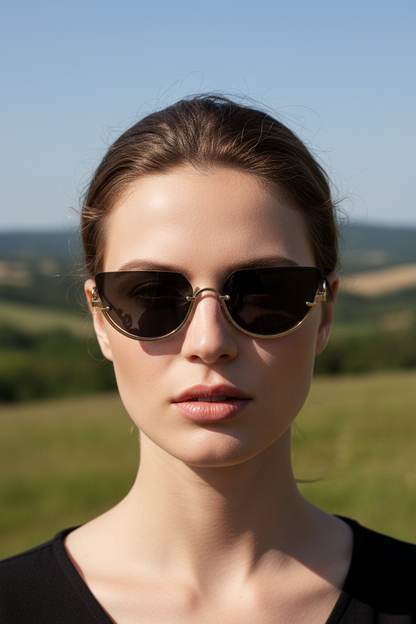 Lightweight Cat Eye Sunglasses UV