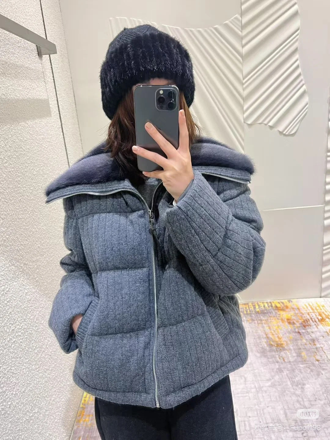 The Cortina Fur Puffer Jacket