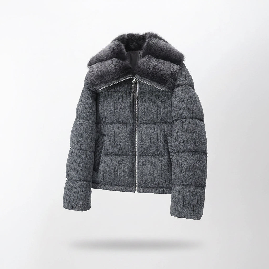 The Cortina Fur Puffer Jacket