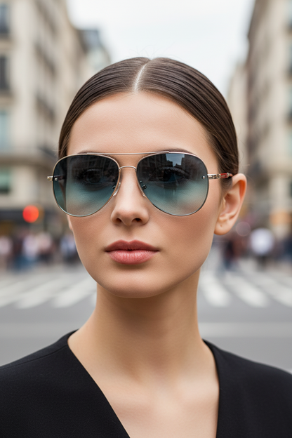 Lightweight Aviator Sunglasses