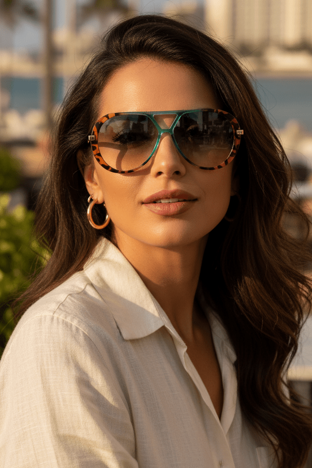Retro Aviator Sunglasses UV400
