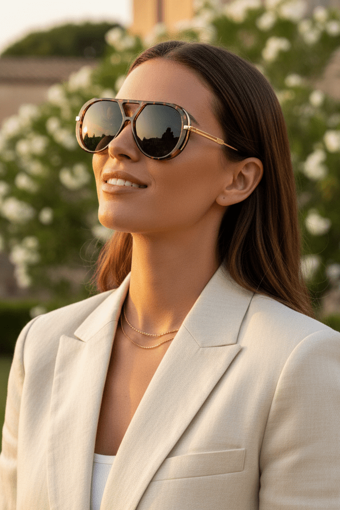 Retro Aviator Sunglasses UV400