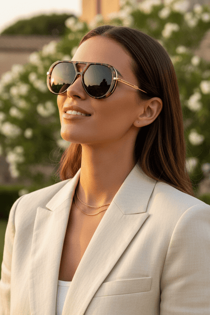 Retro Aviator Sunglasses UV400