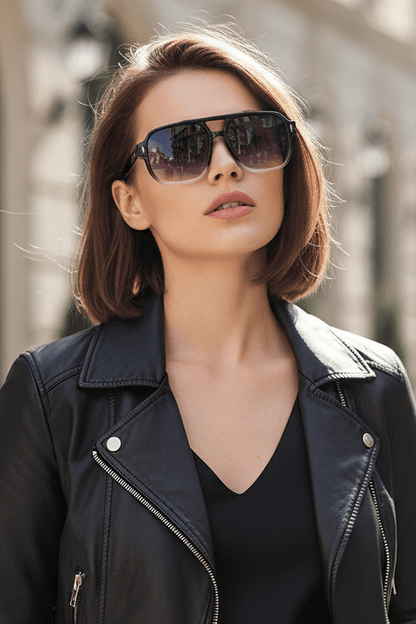 Retro Square Sunglasses UV400