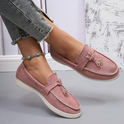 Women's Velvety Texture Loafers
