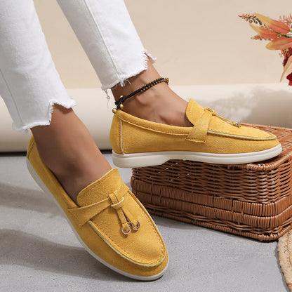 Women's Velvety Texture Loafers