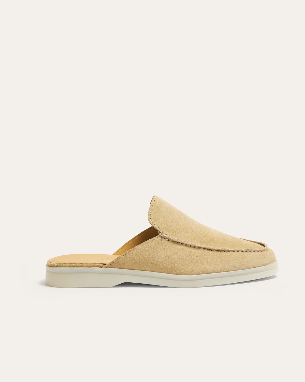 LONDORIA | WOMENS BEIGE SUEDE SLIP-ON LOAFER