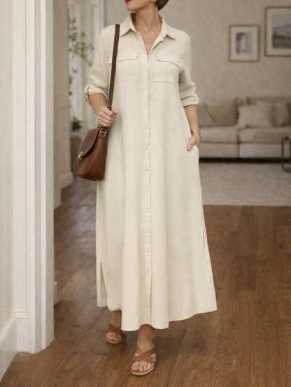 Women's Button-Down Maxi Dress