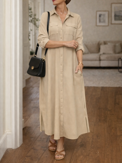 Women's Button-Down Maxi Dress
