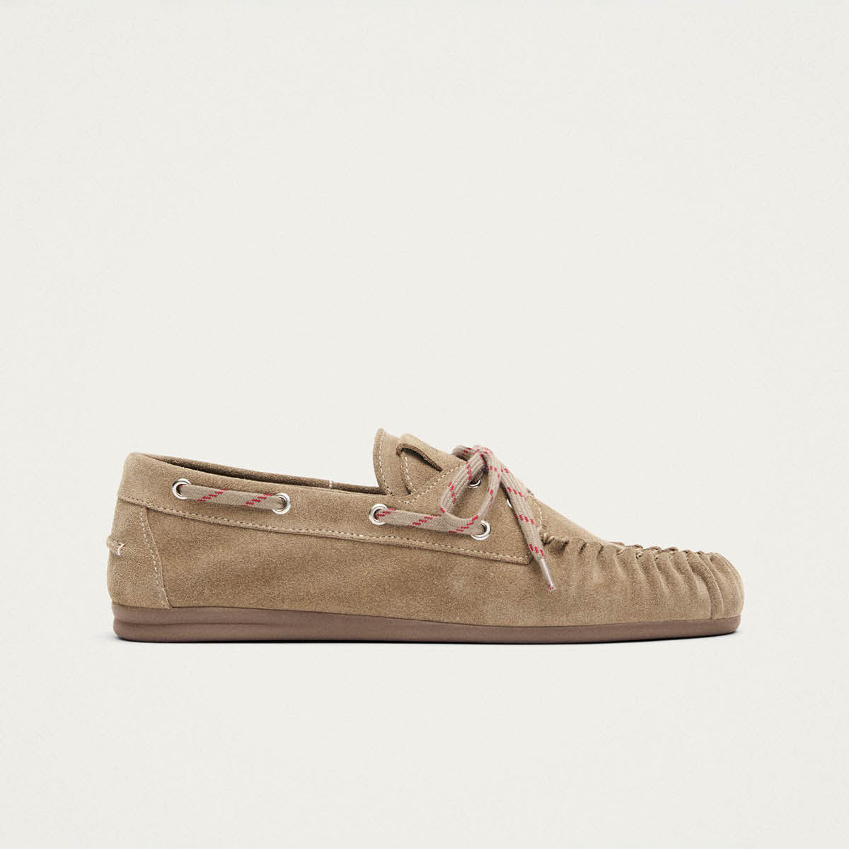 Londoria | Suede Beige Leather Loafers